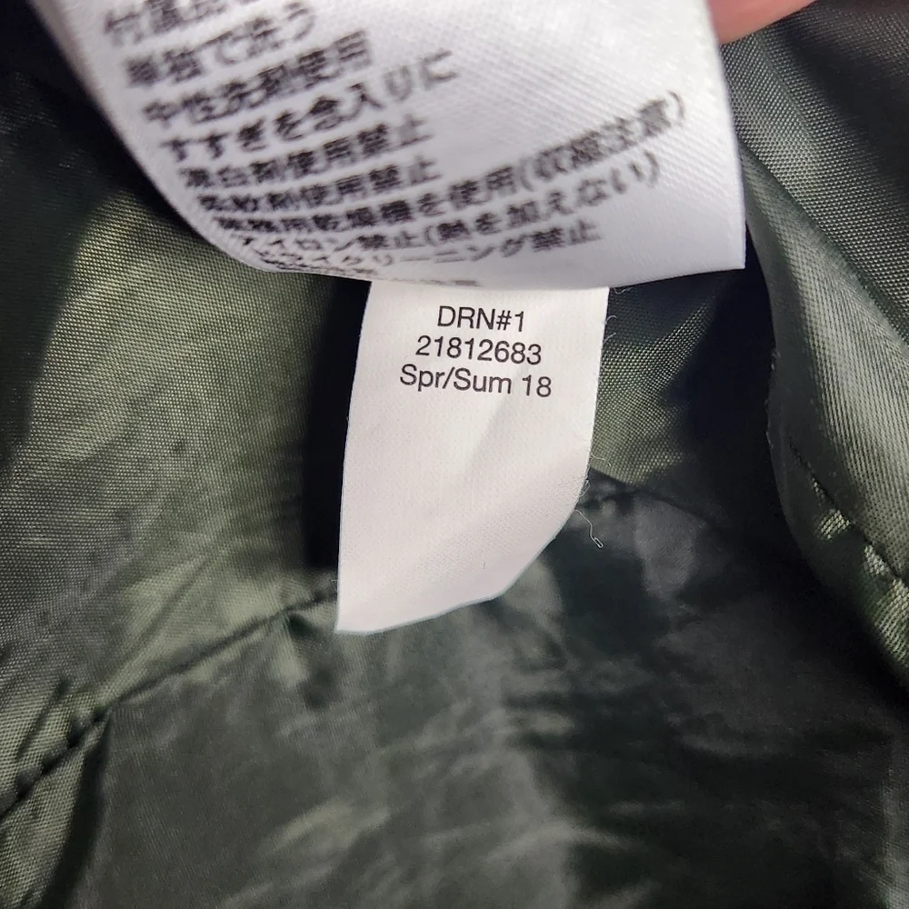 Eddie Bauer Womens Green Girl on the Go Waterproof Trench Coat-Size XS